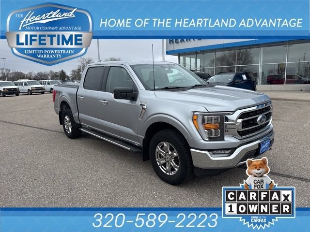 2022 Ford F-150 XL in Silver — front three-quarter view