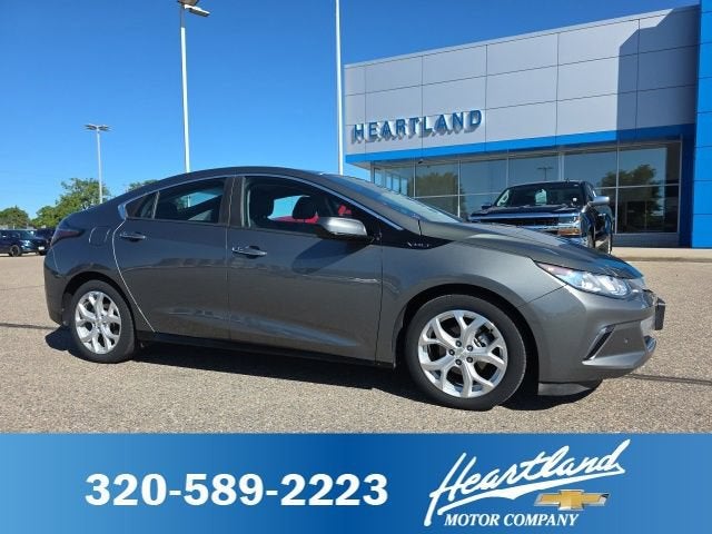 2017 Chevrolet Volt Premier in Heather Gray Metallic — front three-quarter view