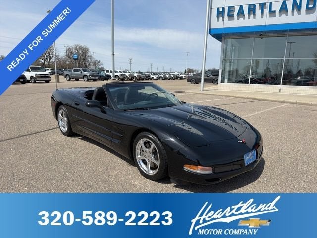 2001 Chevrolet Corvette NA in Black — front three-quarter view