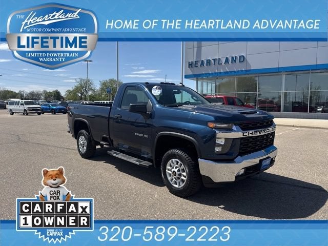 2023 Chevrolet Silverado 2500 HD LT in Northsky Blue Metallic — front three-quarter view