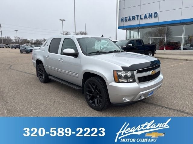 2013 Chevrolet Avalanche LT in Silver Ice Metallic — front three-quarter view